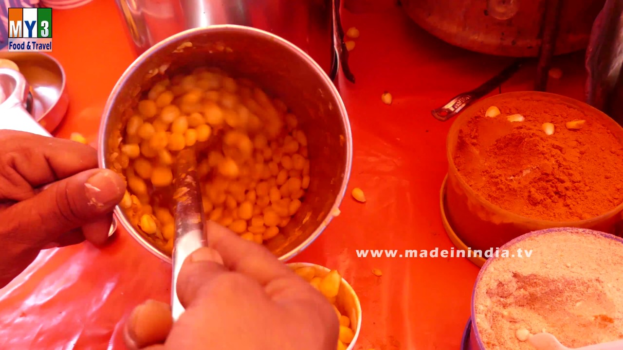 BOILED CORN MASALA | ROAD SIDE CORN SELLER street food | STREET FOOD