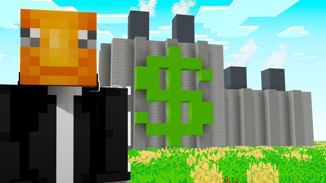 Can I Make $1 BILLION by ONLY Farming on Minecraft Skyblock?