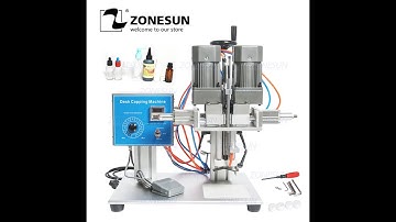 How to use ZS XG6100 Desktop Bottle Capping Machine