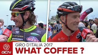 What Coffee Do Pro Cyclists Drink Before Racing | GCN Asks The Pros At The 2017 Giro d'Italia