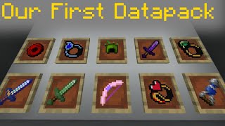 Making Our First Datapack. Datapacks Tutorial 2, Minecraft 1.16.4+