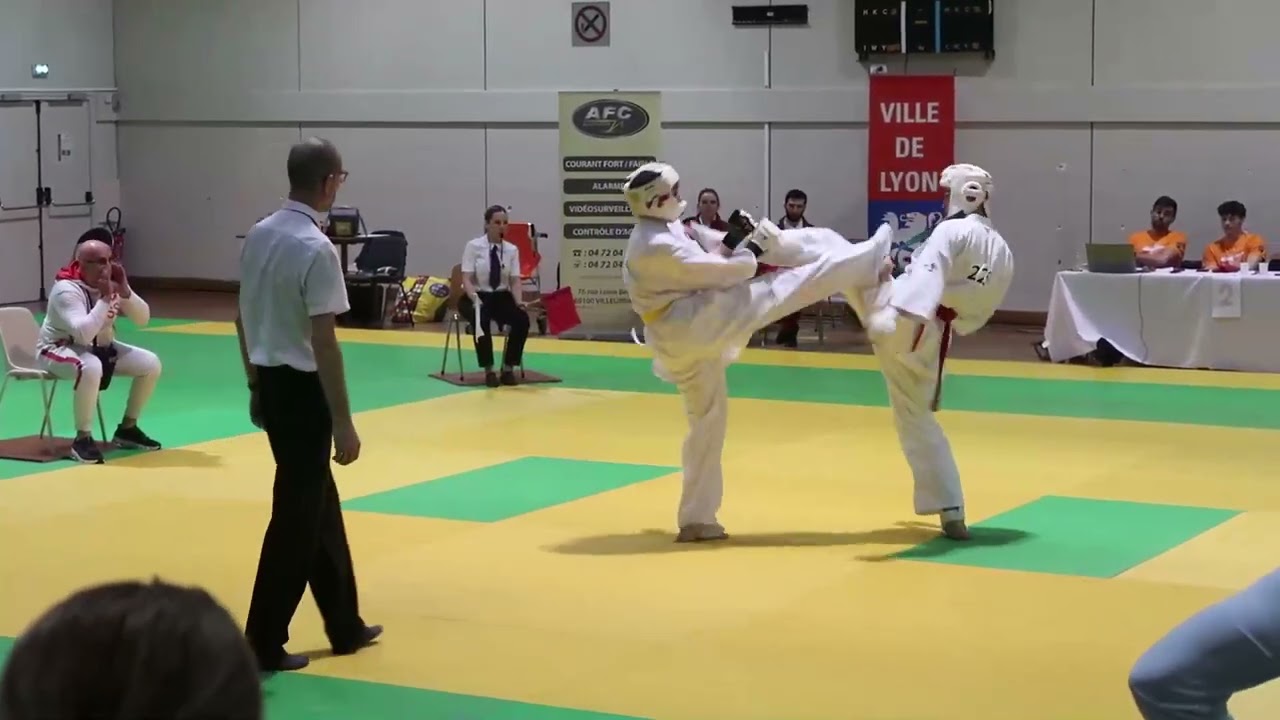 OPEN DE FRANCE 2026 (Axel M..IKO Switzerland vs IKO Romania) #karate  #kyokushin 