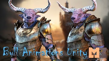 Bull Warrior Animations Unity