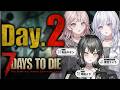 【Day2】ゆにびハウスを建築したい！のに大惨事！！7Days to Dieの世界をサバイバル【 #UNIT_B 】