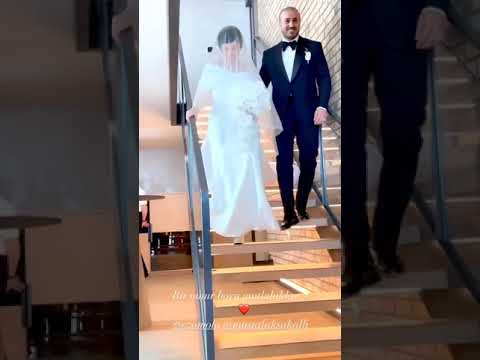 Mustafa Aksakallı ile evlenen Ezgi Mola'nın nikah öncesi görüntüleri gelmeye dev