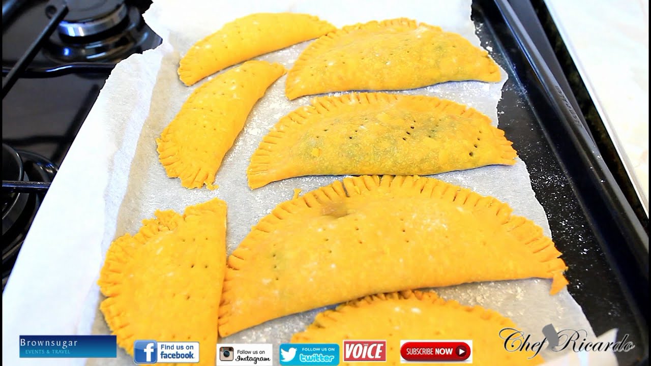 Jamaican Callaloo Patties, | Recipes By Chef Ricardo | Chef Ricardo Cooking