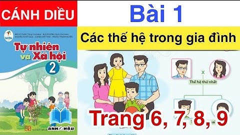 Tự Nhiên Và Xã Hội Lớp 2 Bài 1 CÁC THẾ HỆ TRONG GIA ĐÌNH | Trang 6, 7, 8, 9 | Sách CÁNH DIỀU