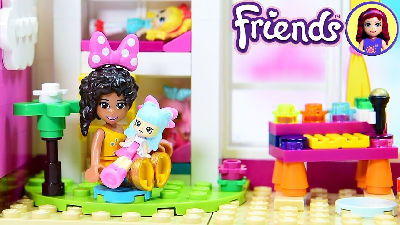 ⁣Little Andrea's Bedroom with Dollhouse - Lego Friends Custom Build DIY