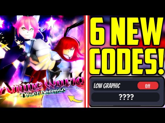 🔝 Códigos Anime World Tower Defense - diciembre 2023 Códigos gratis