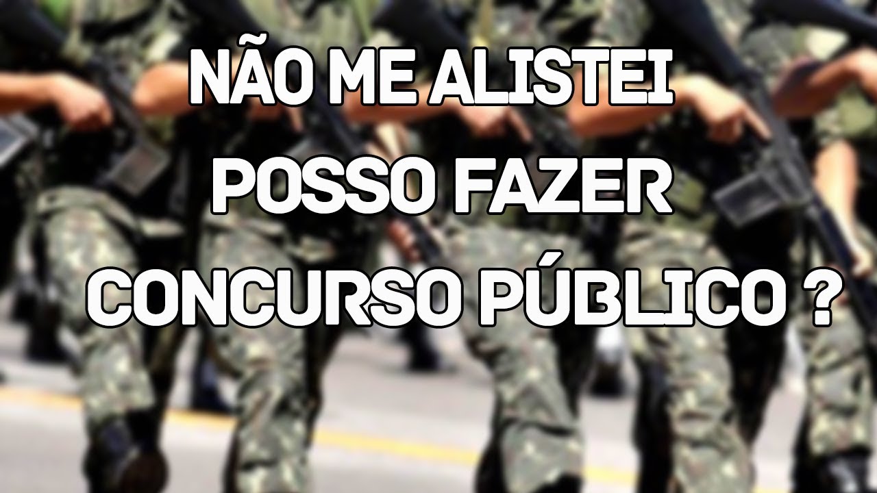 O QUE ACONTECE SE VOCÊ NÃO SE ALISTAR NO EXÉRCITO BRASILEIRO ! - YouTube