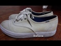 DIY TESTED: Removing Yellow Stains on White Shoes