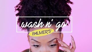 MY WASH N GO PUFF ROUTINE ft Palmer's | Yolanda Renee