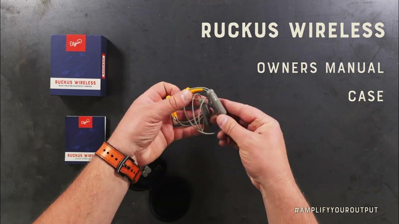 Elgin Ruckus Wireless Bluetooth Earplug Earbuds Hearing Protection