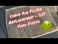 Ford Fiesta Cabin Air Filter Replacement