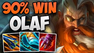 90% WIN RATE OLAF IN CHALLENGER! | CHALLENGER OLAF TOP GAMEPLAY | Patch 14.7 S14