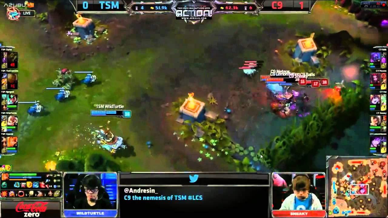 Sneaky Instakill on Wildturtle vs TSM