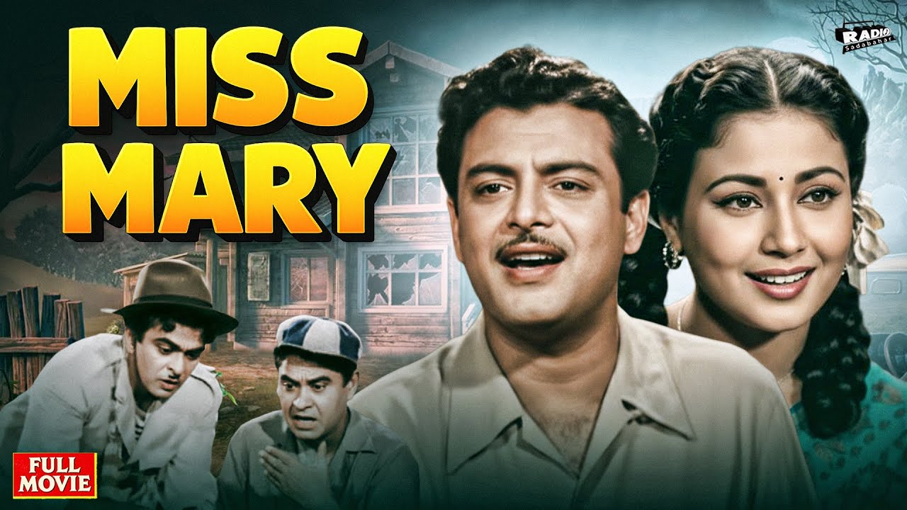 Miss Mary (1957) | Full Hindi Movie | Meena Kumari, Gemini Ganesan | Romantic Comedy Classic Movies