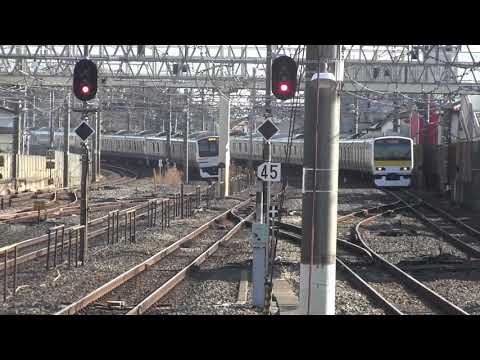総武快速線高速走行集 幕張駅にて撮影