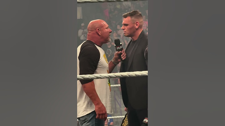 Goldberg Confronts Gunther During WWE Return