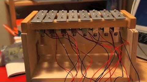 Arduino controlled xylophone