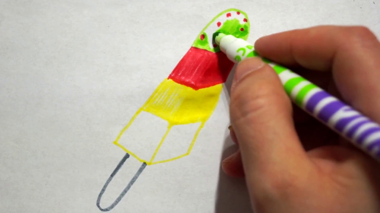 Kaktus Eis Zeichnen Malen How To Draw Ice Cream Kak Narisovat Morozhenoe Youtube