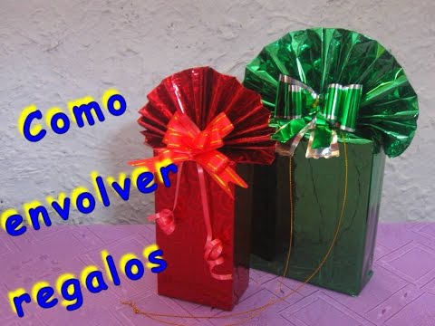 Cómo envolver REGALOS REDONDOS fácil - Manualidades Play