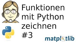 Funktionen mit Python und matplotlib zeichnen (inkl. 