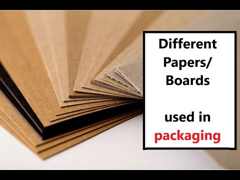 Different paper boards in