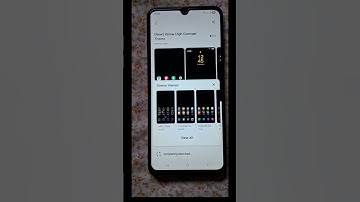 turn on high Contrast Theme | Samsung One UI #shorts