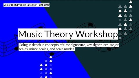 Intermediate Music Theory Workshop: Dynamics, Time and Key Signatures, Scales, Scale Modes, and More