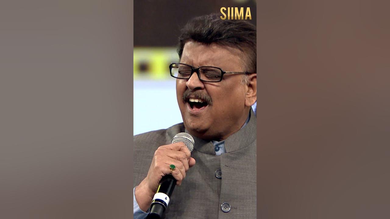 Legendary SP Balasubrahmanyam garu singing in multiple languages at SIIMA Awards | #ytshorts
