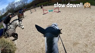 GROOM, TACK UP & JUMP | fresh & speedy pony🙌🏼 | GO PRO