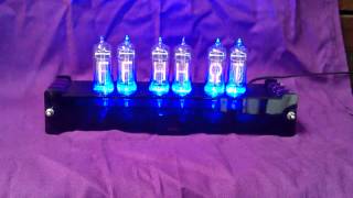 Nixie tube clock