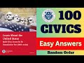 New! 100 Civics Test Questions &amp; Answers for US Citizenship Interview 2024 Full Answers