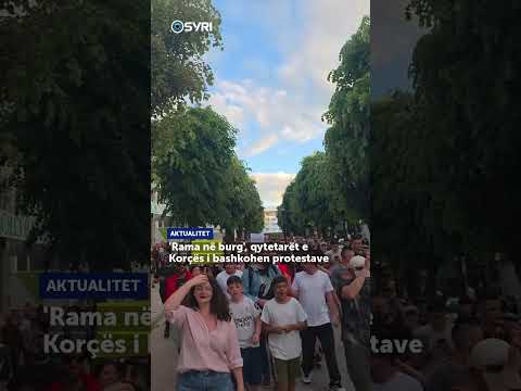 'Rama në burg', qytetarët e Korçës i bashkohen protestave - SHORTS
