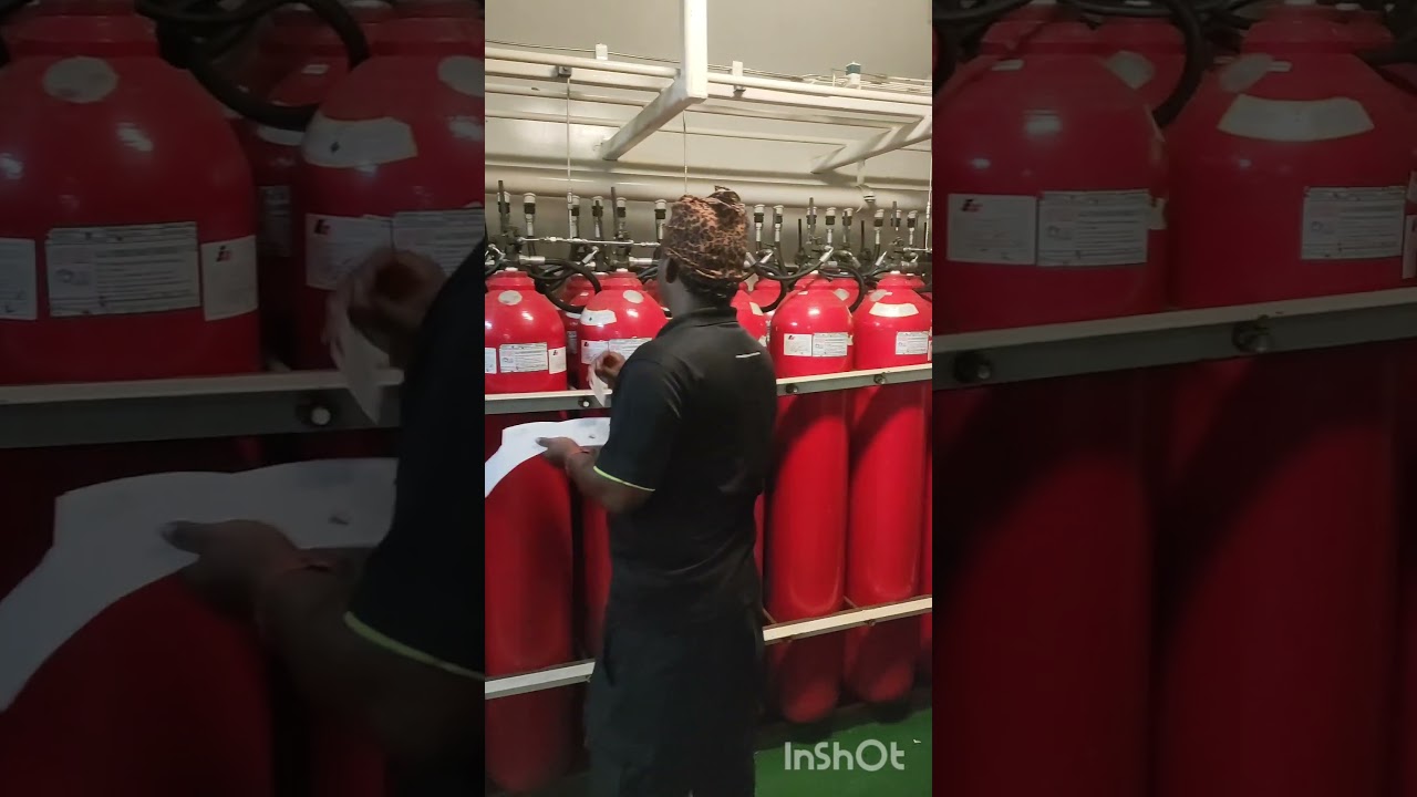 fire and safety co2 system safe the vessel