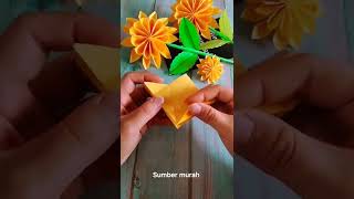 Membuat Origami Bunga Dengan Mudah