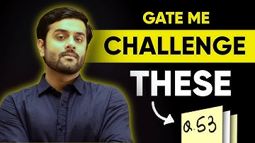 Challenge these questions - GATE 2023 Mechanical
