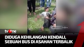 Bus Penumpang di Asahan Alami Kecelakaan Maut, Tiga Orang Luka-luka | Kabar Hari Ini tvOne