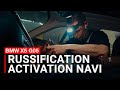 Russian language and navigation BMW X5 G05 (Kareya)