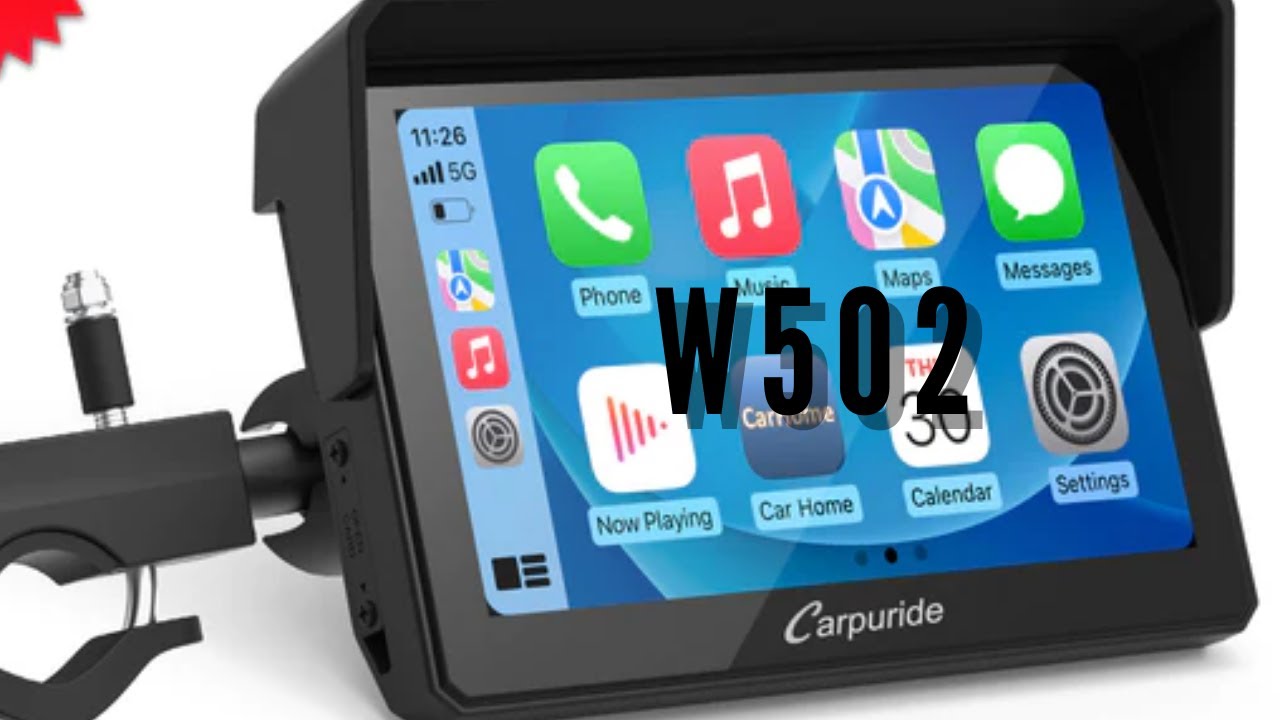  Carpuride W502 - Carpuride W502 motocicleta GPS