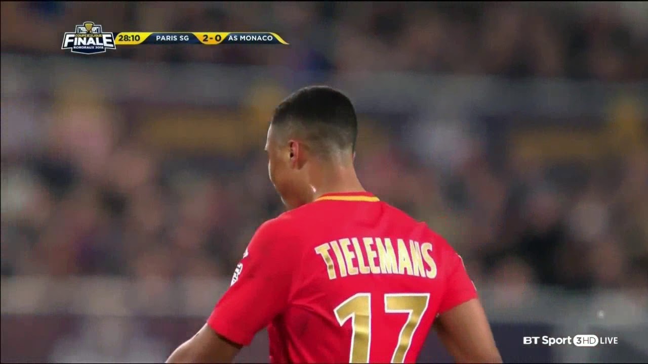 Youri Tielemans vs PSG (Away) 31.03.18