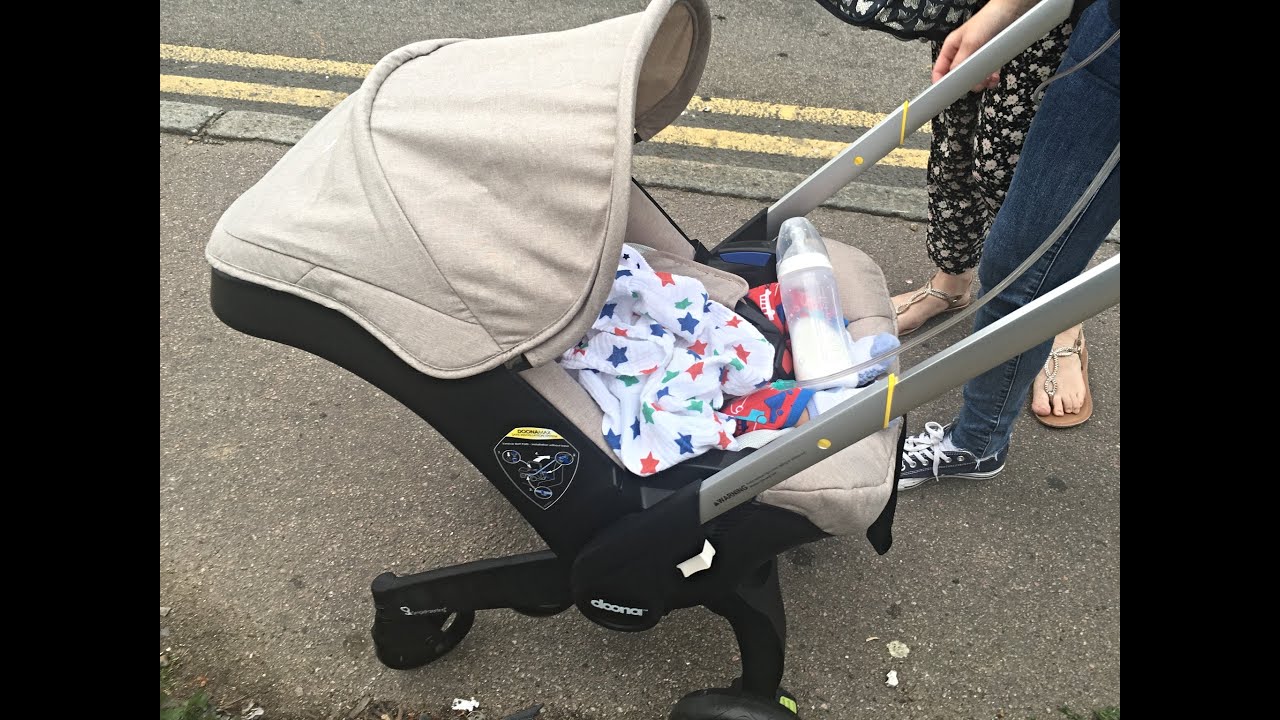 Car seat on wheels Doona stroller - YouTube Car seat on wheels Doona stroller - YouTube