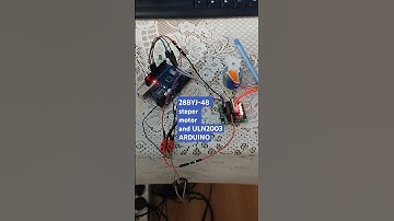 28BYJ-48 stepper motor and ULN2003 Arduino rotation clockwise and anticlockwise #arduino