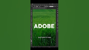 Grass Text Effect in Adobe illustrator