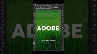Grass Text Effect in Adobe illustrator