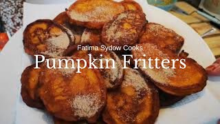 PUMPKIN FRITTERS