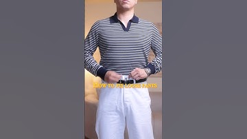How To Fix Loose Pants with a Belt #fashiontips #styletips #stylehacks