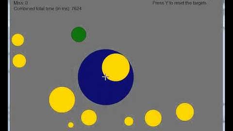 Bubble Cursor Implementation