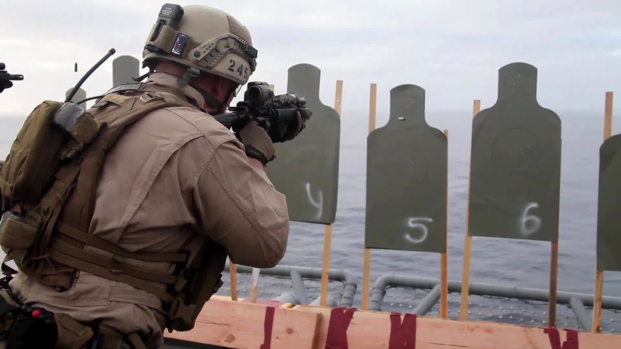 Us Marines Conduct Deck Shoot Youtube